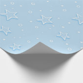 Papier Cadeau Motif d'étoiles (Coin)