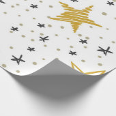 Papier Cadeau Motif d'étoiles (Coin)