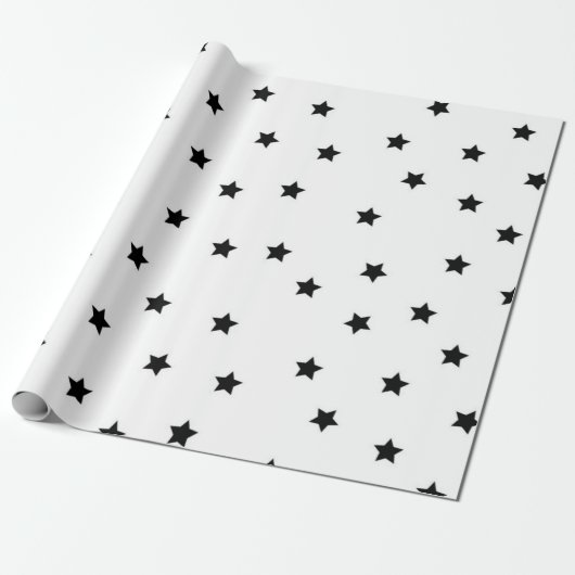Papier Cadeau Motif d'étoiles (Déroulé)