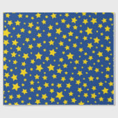 Papier Cadeau Motif d'étoiles (Plat)