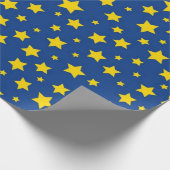 Papier Cadeau Motif d'étoiles (Coin)