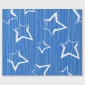 Papier Cadeau Motif d'étoiles (Plat)