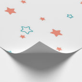 Papier Cadeau Motif d'étoiles (Coin)