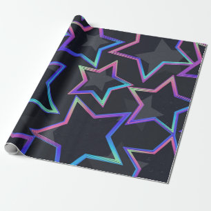 Papier Cadeau Motif d'étoiles