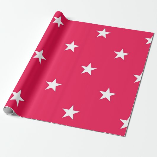 Papier Cadeau Motif d'étoiles (Déroulé)