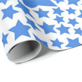 Papier Cadeau Motif d'étoiles (Coin rond)