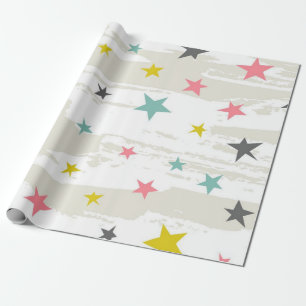 Papier Cadeau Motif d'étoiles