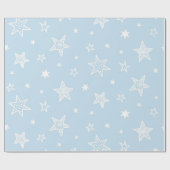 Papier Cadeau Motif d'étoiles (Plat)