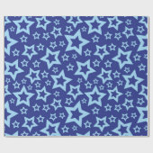 Papier Cadeau Motif d'étoiles (Plat)