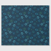 Papier Cadeau Motif d'étoiles (Plat)