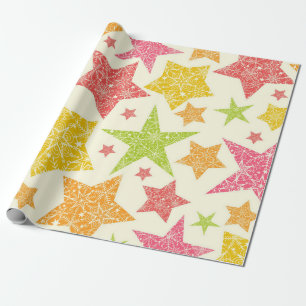 Papier Cadeau Motif d'étoiles