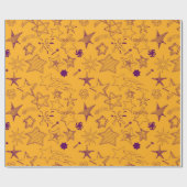 Papier Cadeau Motif d'étoiles (Plat)