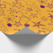 Papier Cadeau Motif d'étoiles (Coin)