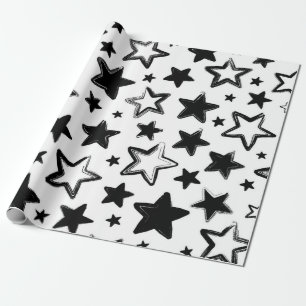 Papier Cadeau Motif d'étoiles