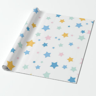 Papier Cadeau Motif d'étoiles
