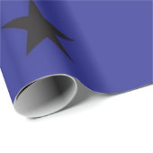Papier Cadeau Motif d'étoiles (Coin rond)