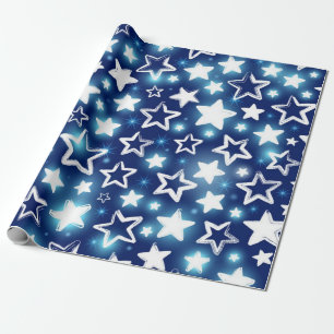 Papier Cadeau Motif d'étoiles
