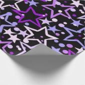 Papier Cadeau Motif d'étoiles (Coin)
