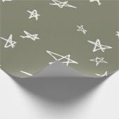 Papier Cadeau Motif d'étoiles (Coin)