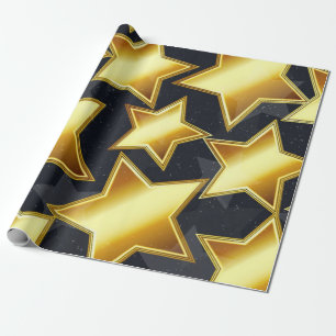 Papier Cadeau Motif d'étoiles