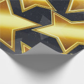 Papier Cadeau Motif d'étoiles (Coin)