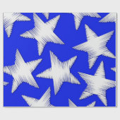 Papier Cadeau Motif d'étoiles (Plat)