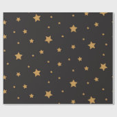 Papier Cadeau Motif d'étoiles (Plat)