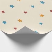 Papier Cadeau Motif d'étoiles (Coin)