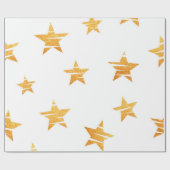 Papier Cadeau Motif d'étoiles (Plat)