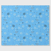 Papier Cadeau Motif d'étoiles (Plat)