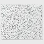 Papier Cadeau Motif d'étoiles (Plat)