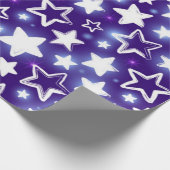 Papier Cadeau Motif d'étoiles (Coin)