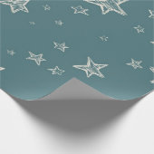 Papier Cadeau Motif d'étoiles (Coin)