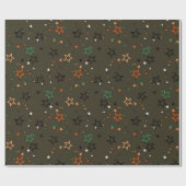 Papier Cadeau Motif d'étoiles (Plat)