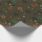 Papier Cadeau Motif d'étoiles (Coin)