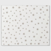 Papier Cadeau Motif d'étoiles (Plat)