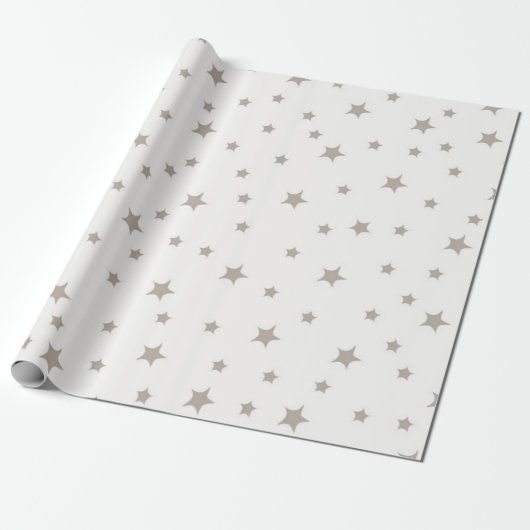 Papier Cadeau Motif d'étoiles (Déroulé)