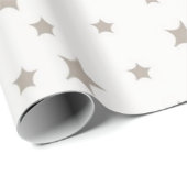 Papier Cadeau Motif d'étoiles (Coin rond)