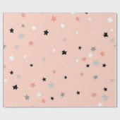 Papier Cadeau Motif d'étoiles (Plat)