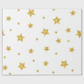 Papier Cadeau Motif d'étoiles (Plat)
