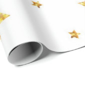 Papier Cadeau Motif d'étoiles (Coin rond)