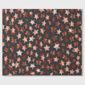 Papier Cadeau Motif d'étoiles (Plat)