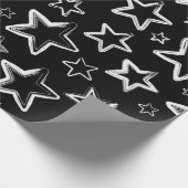 Papier Cadeau Motif d'étoiles (Coin)