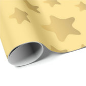 Papier Cadeau Motif d'étoiles (Coin rond)