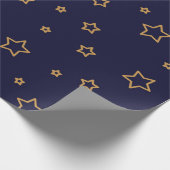 Papier Cadeau Motif d'étoiles (Coin)