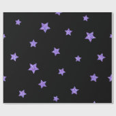 Papier Cadeau Motif d'étoiles (Plat)