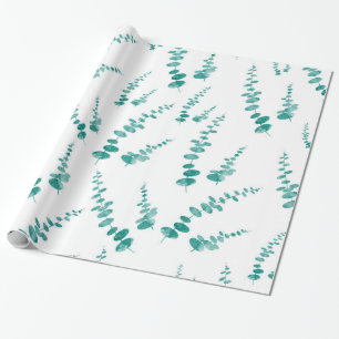 Papier Cadeau Motif d'eucalyptus