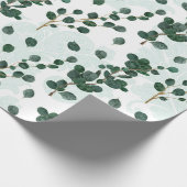 Papier Cadeau Motif d'eucalyptus (Coin)