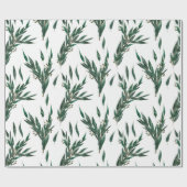 Papier Cadeau Motif d'eucalyptus (Plat)