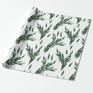 Papier Cadeau Motif d'eucalyptus